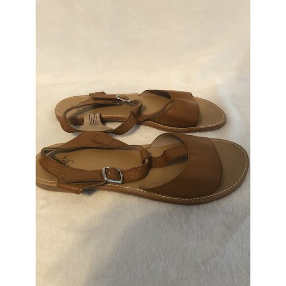 The Spotted Phoenix Womens Sandals 8/8.5 Strap Adjustable Brown Cottagecore - Picture 5 of 12